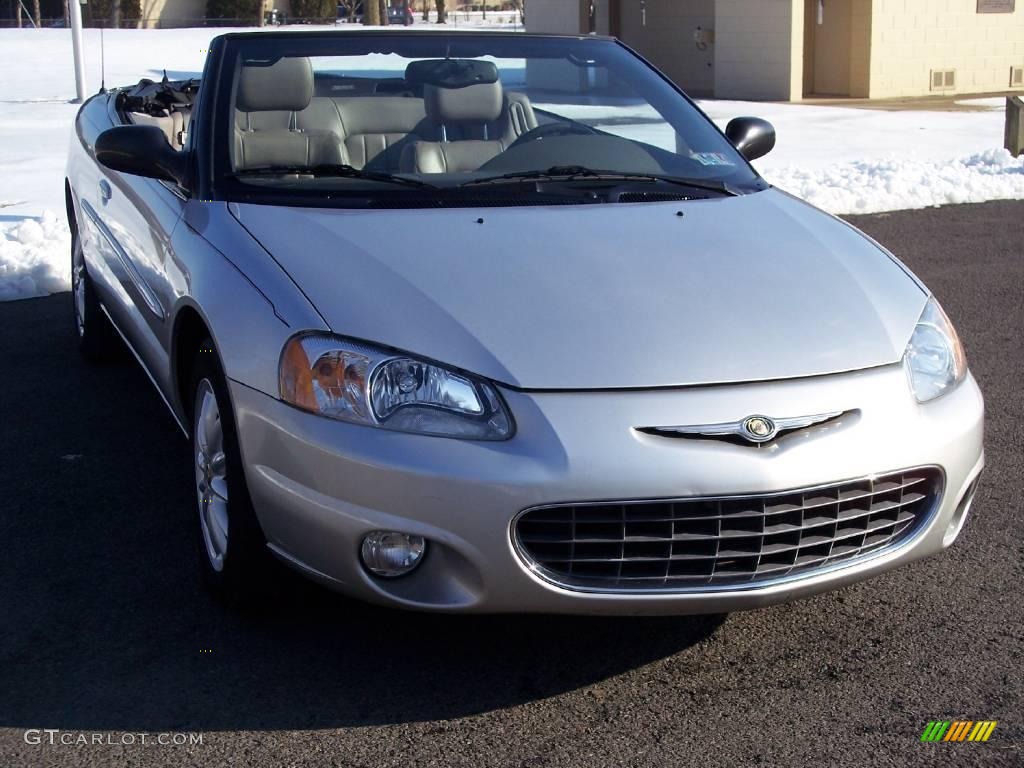 2002 Sebring LXi Convertible - Brilliant Silver Metallic / Sandstone photo #15