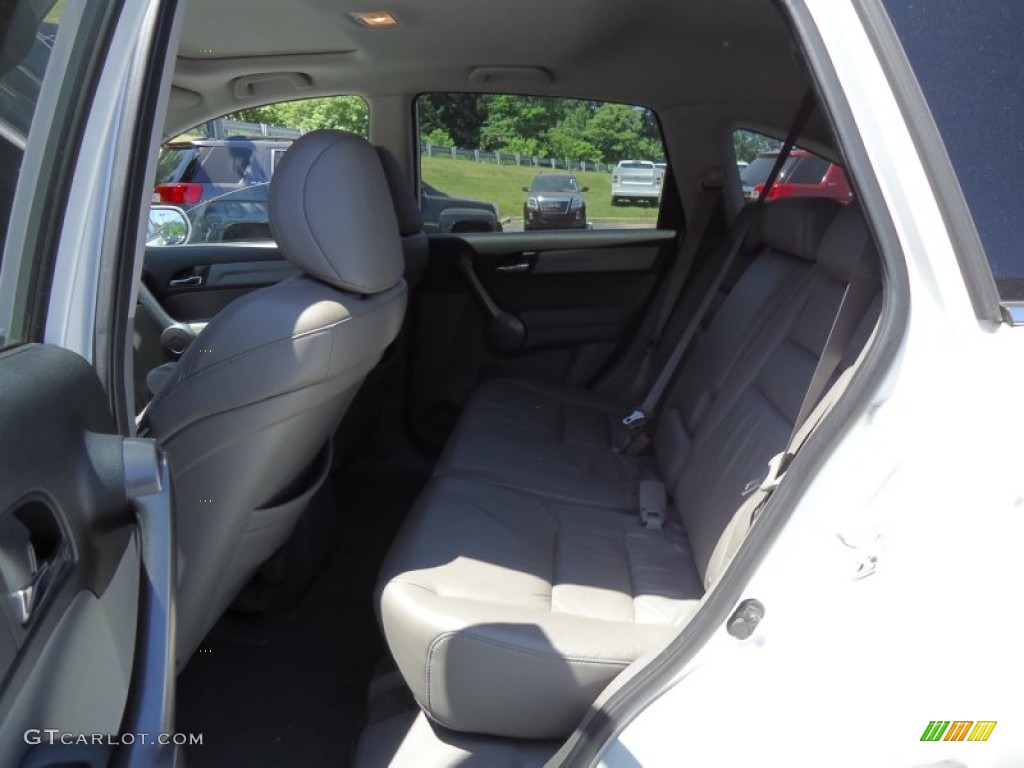 2008 CR-V EX-L 4WD - Taffeta White / Black photo #8