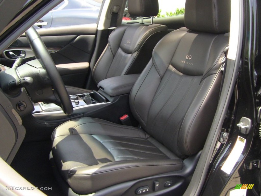 Graphite Interior 2011 Infiniti M 37x AWD Sedan Photo #50590346