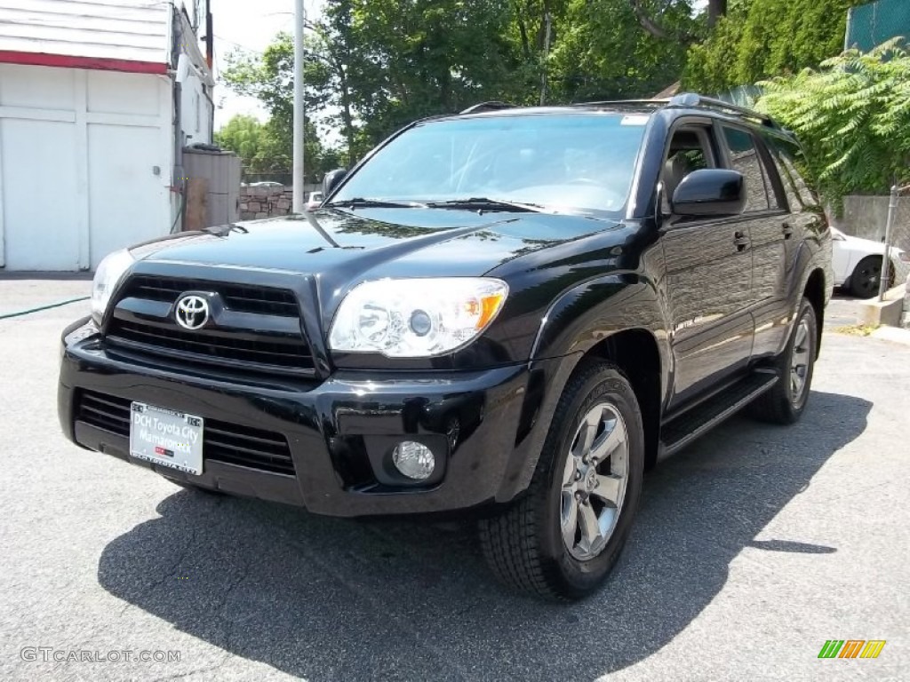 2008 4Runner Limited 4x4 - Black / Taupe photo #4