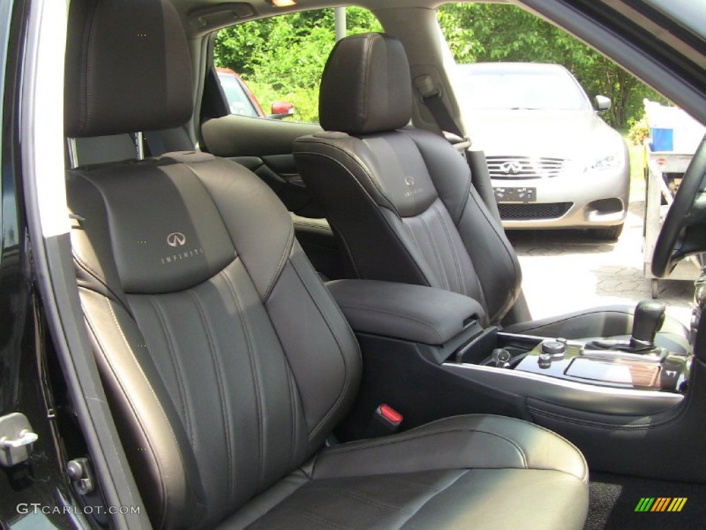 Graphite Interior 2011 Infiniti M 37x AWD Sedan Photo #50590364