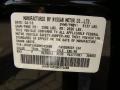 KH3: Black Obsidian 2011 Infiniti M 37x AWD Sedan Color Code