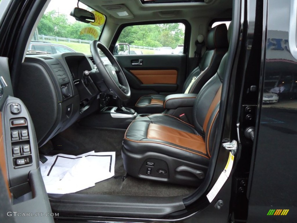 Ebony Black/Morocco Interior 2008 Hummer H3 Standard H3 Model Photo #50592020