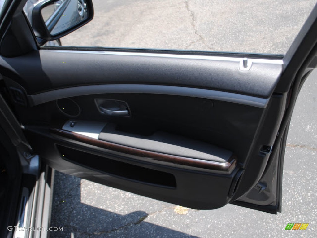 2008 7 Series 750i Sedan - Titanium Grey Metallic / Black photo #4