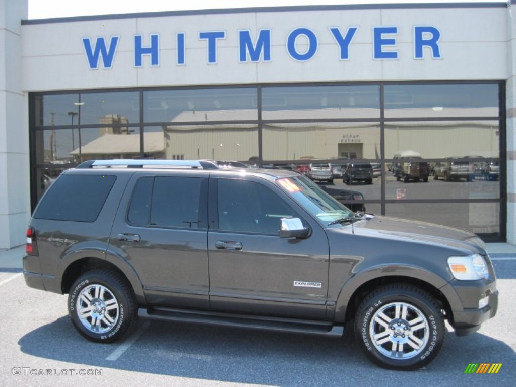 2006 Explorer Limited 4x4 - Dark Stone Metallic / Black photo #1