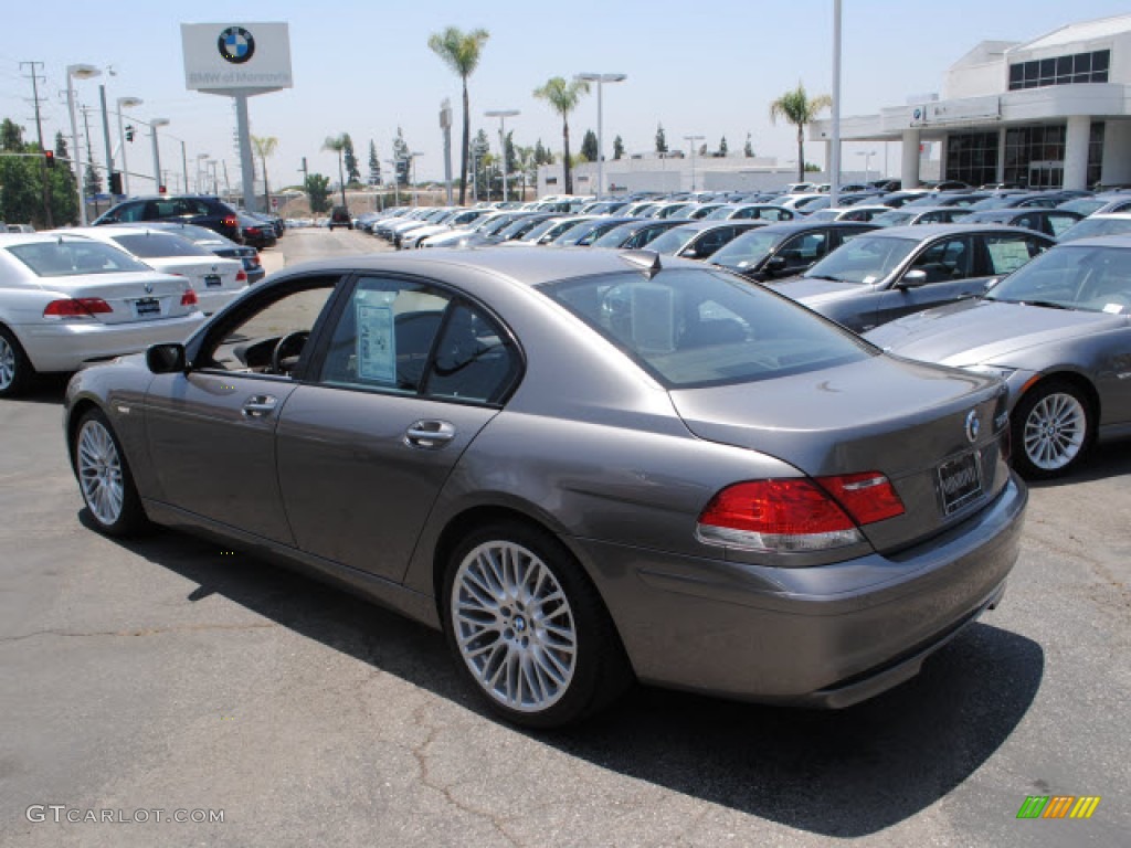 2008 7 Series 750i Sedan - Titanium Grey Metallic / Black photo #11