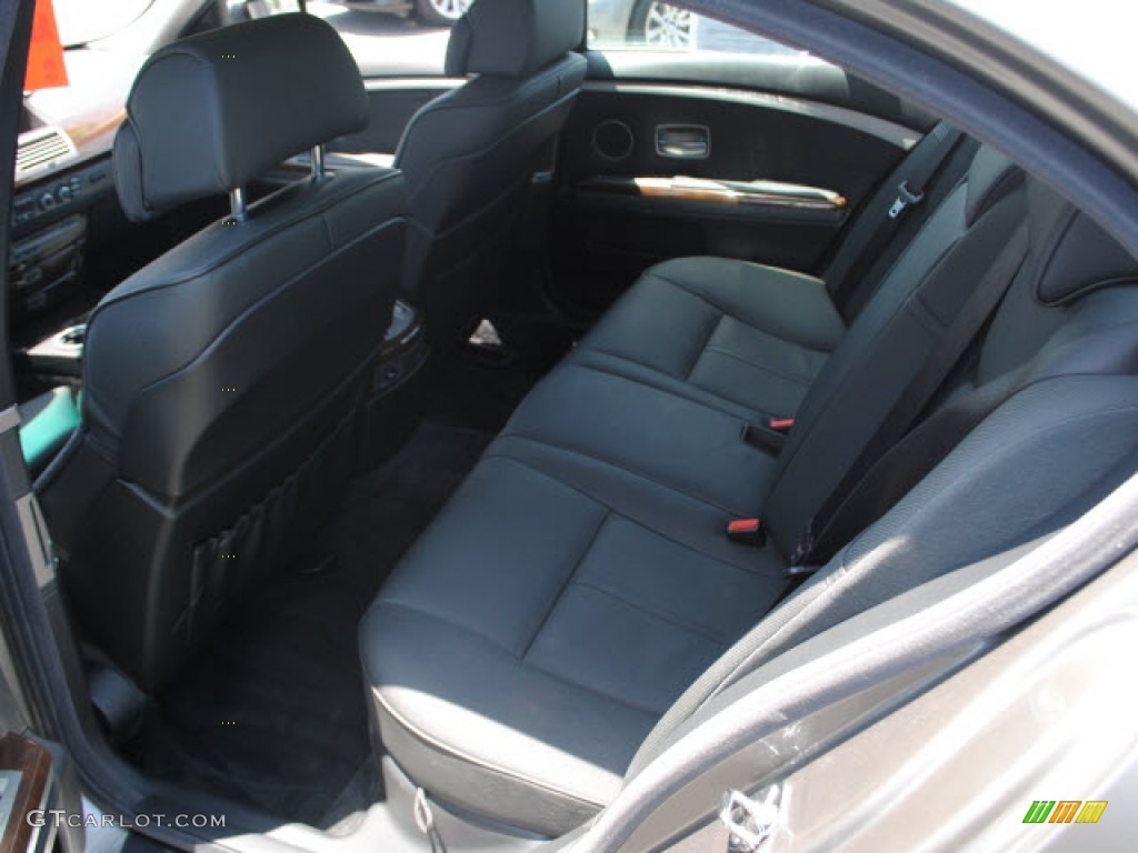 2008 7 Series 750i Sedan - Titanium Grey Metallic / Black photo #13