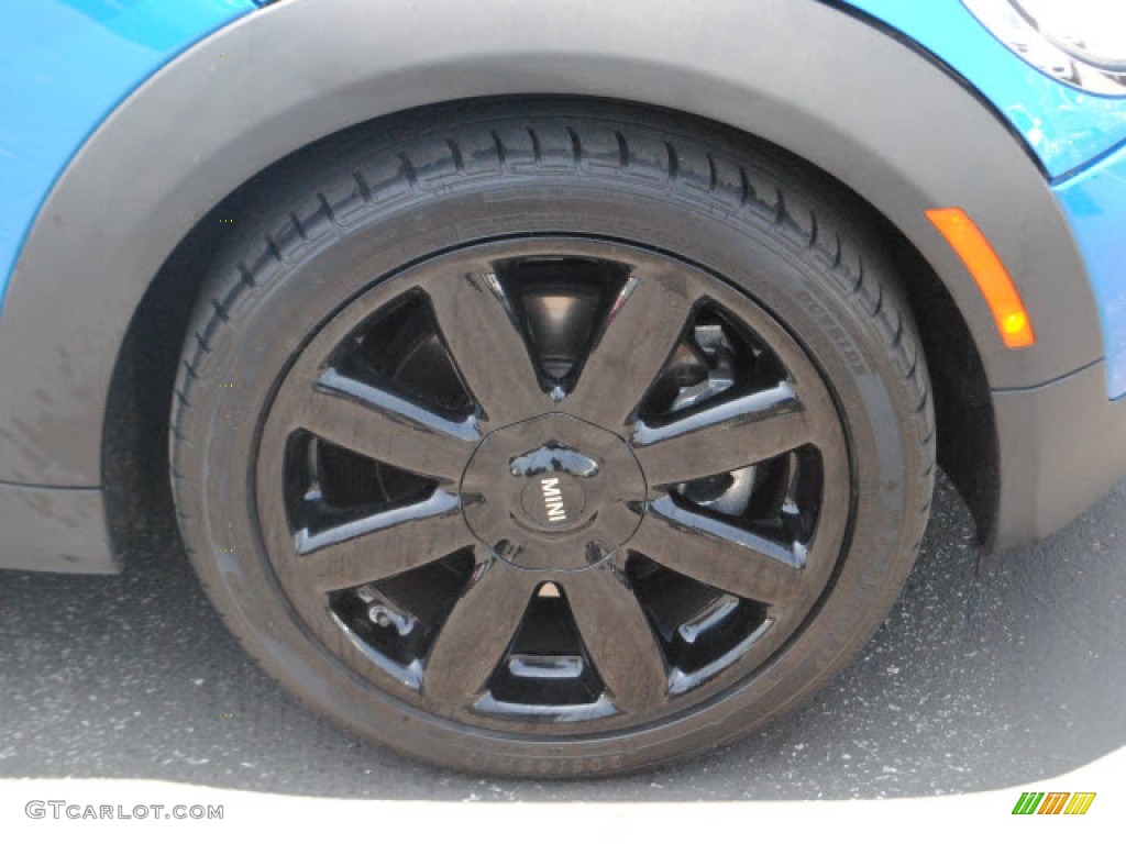 2009 Cooper S Hardtop - Laser Blue Metallic / Checkered Carbon Black/Black photo #2