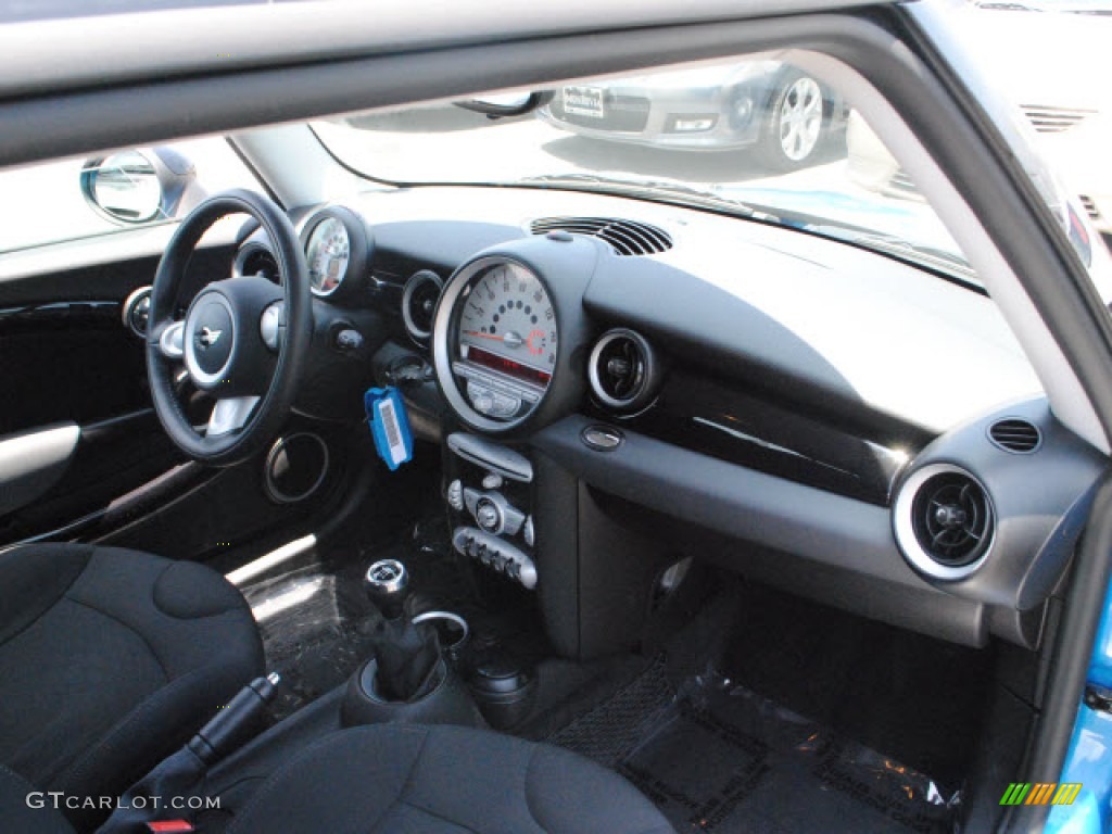 2009 Cooper S Hardtop - Laser Blue Metallic / Checkered Carbon Black/Black photo #4