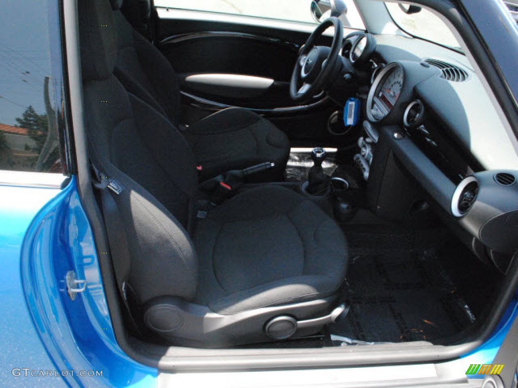 2009 Cooper S Hardtop - Laser Blue Metallic / Checkered Carbon Black/Black photo #5