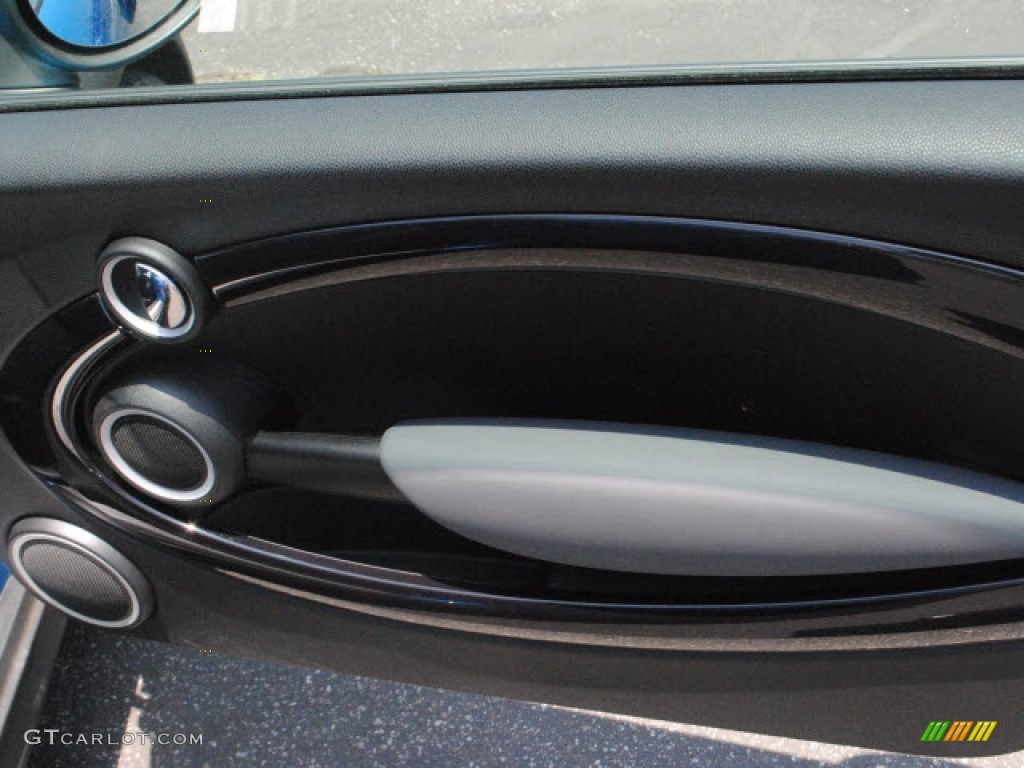 2009 Cooper S Hardtop - Laser Blue Metallic / Checkered Carbon Black/Black photo #6