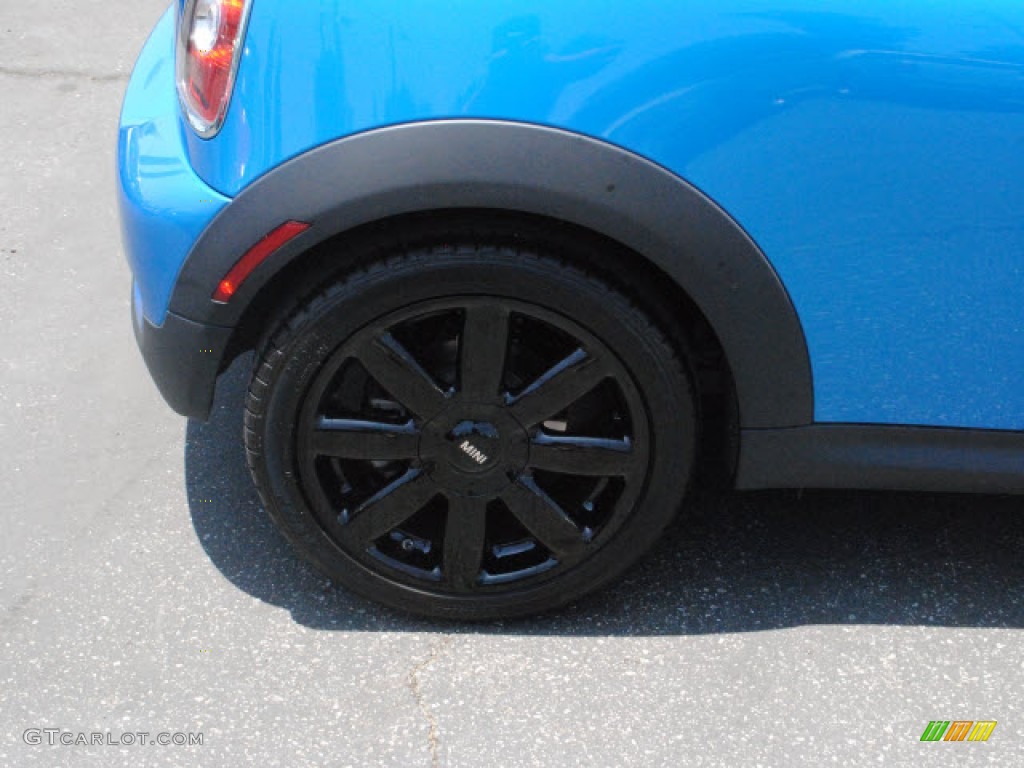 2009 Cooper S Hardtop - Laser Blue Metallic / Checkered Carbon Black/Black photo #7