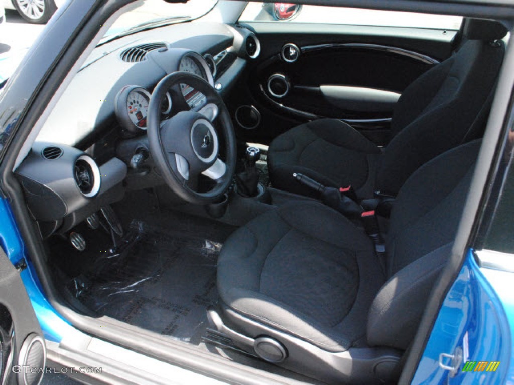 2009 Cooper S Hardtop - Laser Blue Metallic / Checkered Carbon Black/Black photo #14