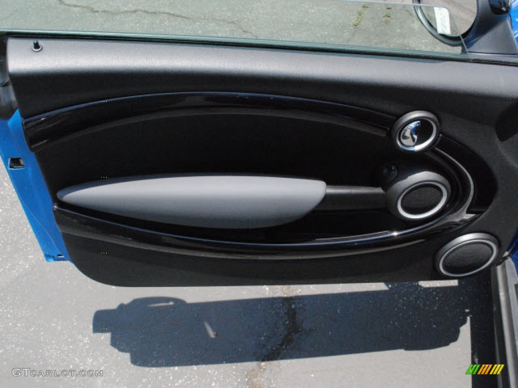 2009 Cooper S Hardtop - Laser Blue Metallic / Checkered Carbon Black/Black photo #15