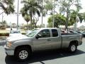 2008 Silver Birch Metallic GMC Sierra 1500 SLE Extended Cab 4x4  photo #9