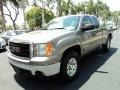 2008 Silver Birch Metallic GMC Sierra 1500 SLE Extended Cab 4x4  photo #10