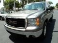 2008 Silver Birch Metallic GMC Sierra 1500 SLE Extended Cab 4x4  photo #11