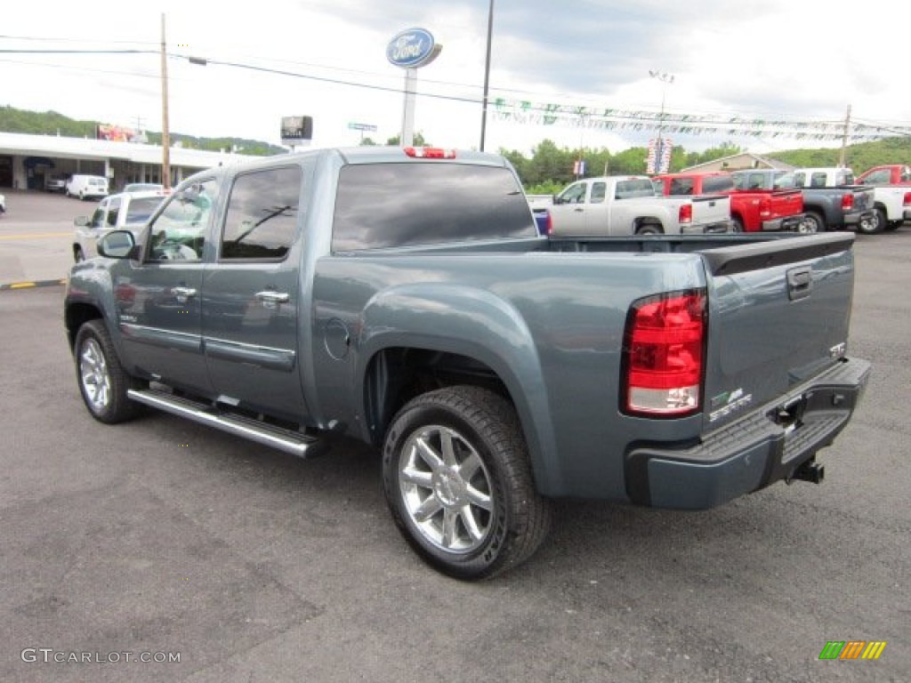 2011 Sierra 1500 Denali Crew Cab 4x4 - Stealth Gray Metallic / Ebony photo #5