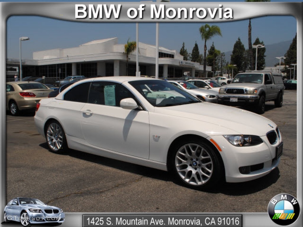 2010 3 Series 328i Convertible - Alpine White / Coral Red/Black Dakota Leather photo #1