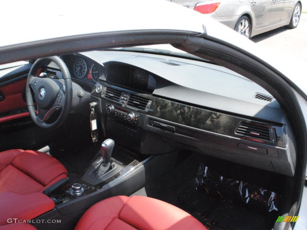 2010 3 Series 328i Convertible - Alpine White / Coral Red/Black Dakota Leather photo #4