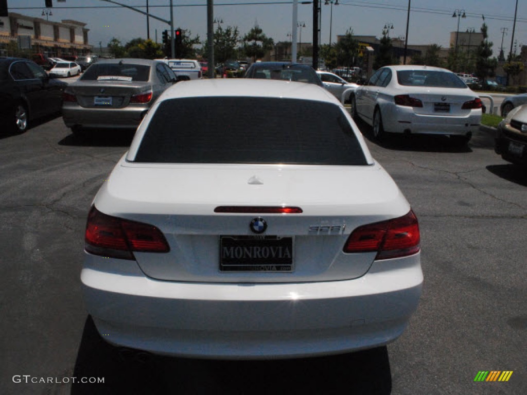 2010 3 Series 328i Convertible - Alpine White / Coral Red/Black Dakota Leather photo #8