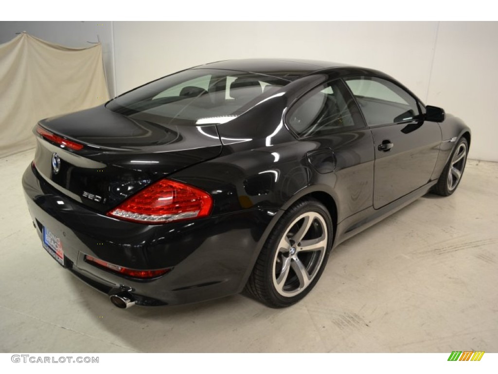 Black Sapphire Metallic 2008 BMW 6 Series 650i Coupe Exterior Photo #50596025