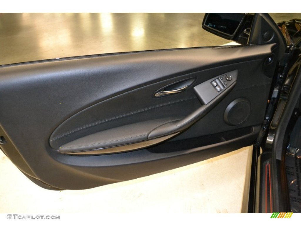 2008 BMW 6 Series 650i Coupe Black Door Panel Photo #50596162