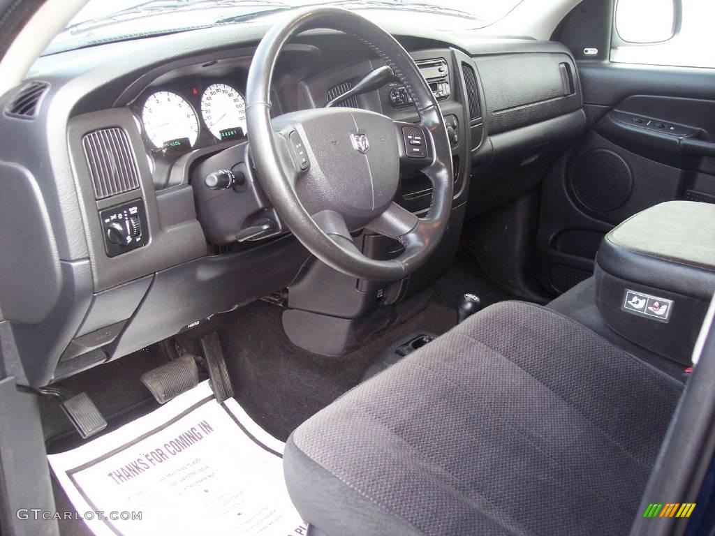 2004 Ram 1500 SLT Quad Cab 4x4 - Patriot Blue Pearl / Dark Slate Gray photo #29