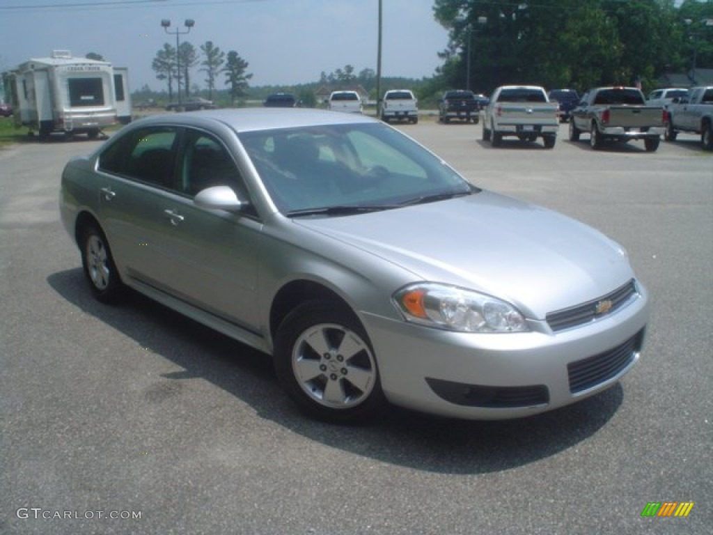 2010 Impala LT - Silver Ice Metallic / Gray photo #3