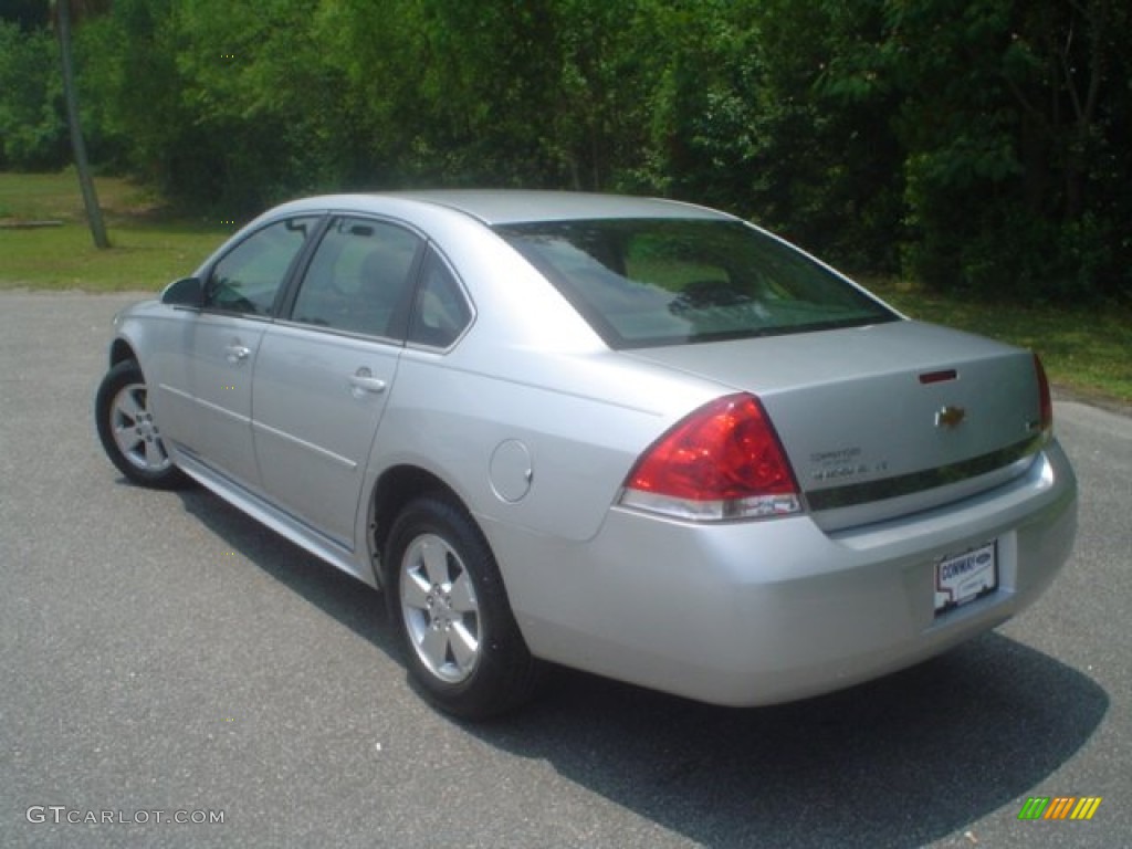 2010 Impala LT - Silver Ice Metallic / Gray photo #9