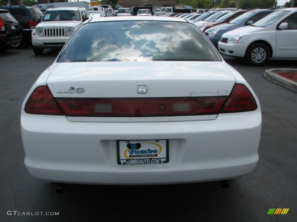 2000 Accord EX V6 Coupe - Taffeta White / Ivory photo #9