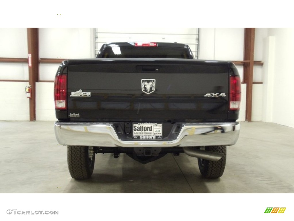 2011 Ram 2500 HD SLT Crew Cab 4x4 - Brilliant Black Crystal Pearl / Light Pebble Beige/Bark Brown photo #5