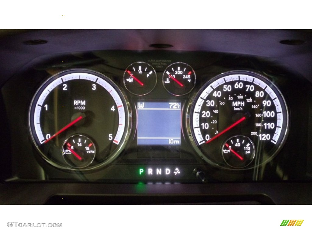 2011 Ram 2500 HD SLT Crew Cab 4x4 - Brilliant Black Crystal Pearl / Light Pebble Beige/Bark Brown photo #14