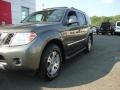 2008 Storm Gray Nissan Pathfinder LE 4x4  photo #2