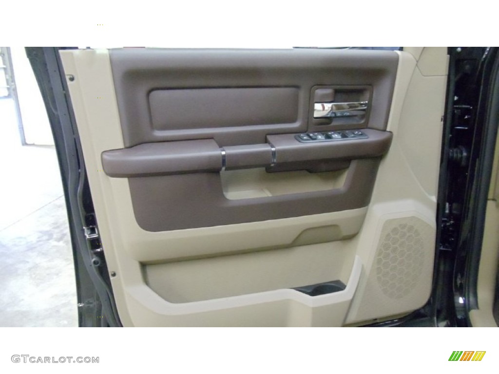 2011 Ram 2500 HD SLT Crew Cab 4x4 - Brilliant Black Crystal Pearl / Light Pebble Beige/Bark Brown photo #27