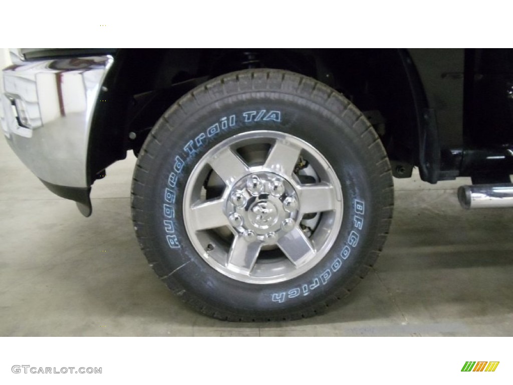 2011 Ram 2500 HD SLT Crew Cab 4x4 - Brilliant Black Crystal Pearl / Light Pebble Beige/Bark Brown photo #31