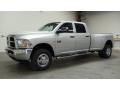 2011 Bright Silver Metallic Dodge Ram 3500 HD ST Crew Cab 4x4 Dually  photo #1