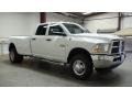 2011 Bright White Dodge Ram 3500 HD ST Crew Cab 4x4 Dually  photo #3