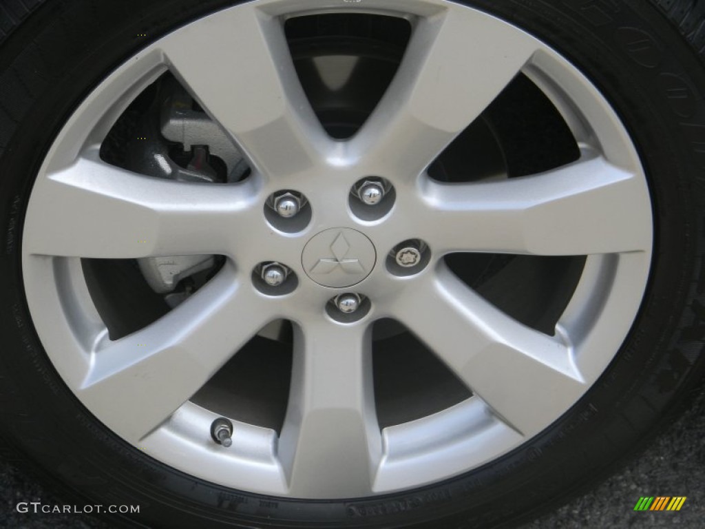 2010 Mitsubishi Outlander GT 4WD Wheel Photo #50599859