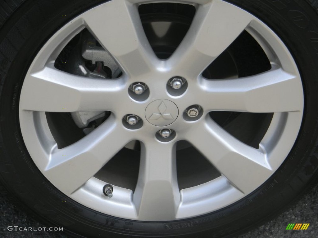 2010 Mitsubishi Outlander GT 4WD Wheel Photo #50599865