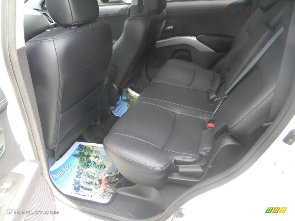 Black Interior 2010 Mitsubishi Outlander GT 4WD Photo #50599883