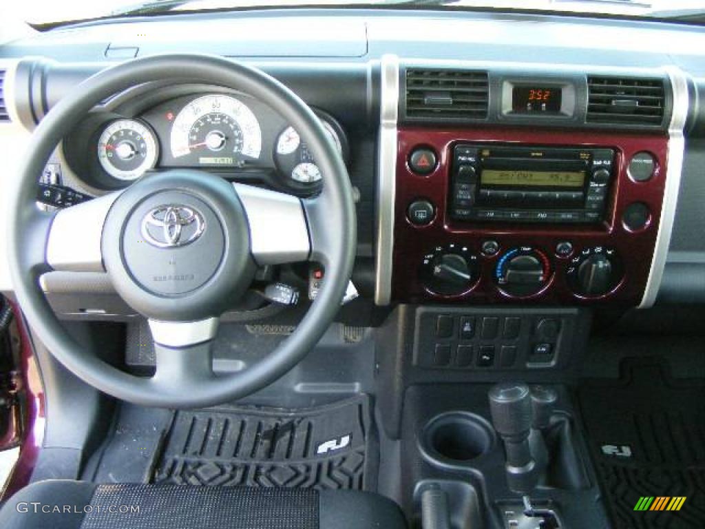 2007 FJ Cruiser 4WD - Black Cherry Pearl / Dark Charcoal photo #9