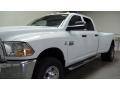 2011 Bright White Dodge Ram 3500 HD ST Crew Cab 4x4 Dually  photo #8