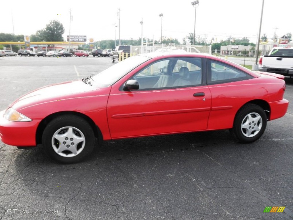 2000 Cavalier Coupe - Bright Red / Graphite photo #4