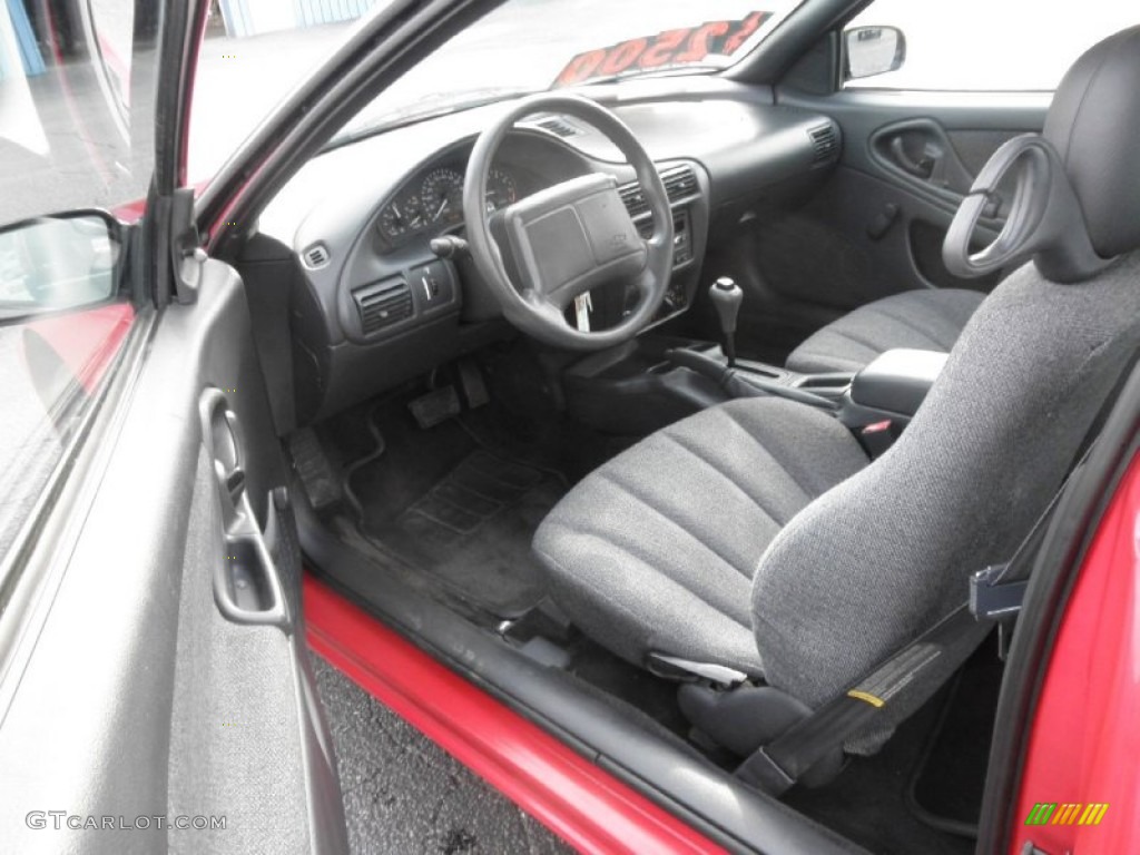 Graphite Interior 2000 Chevrolet Cavalier Coupe Photo #50600270