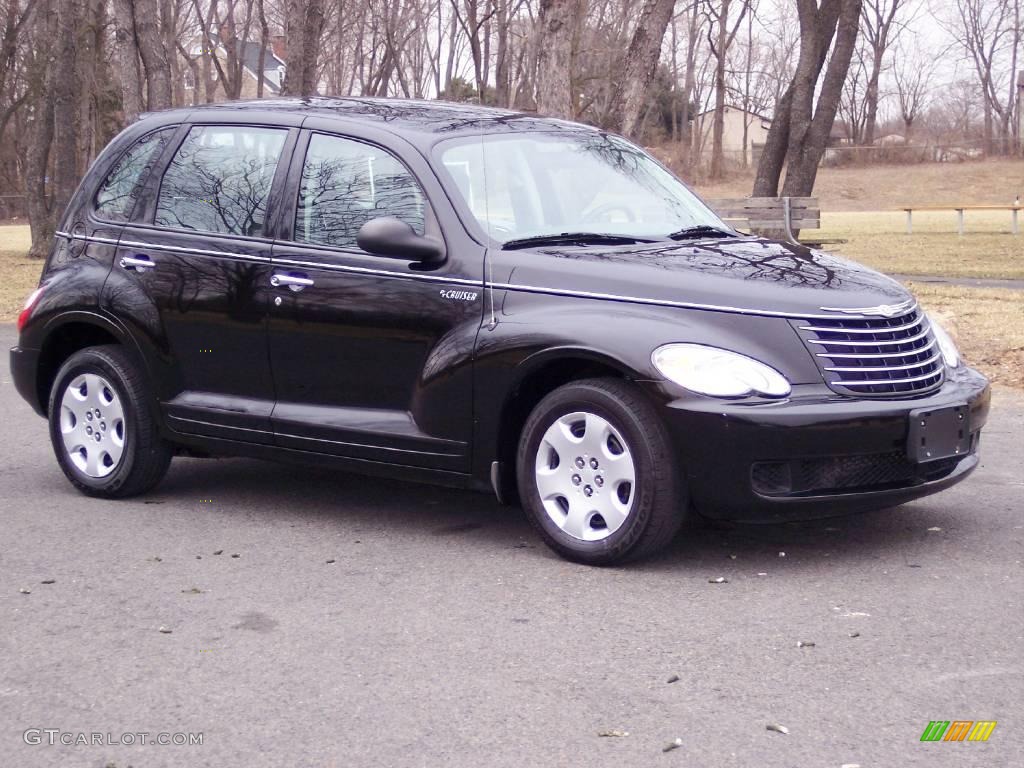 2006 PT Cruiser  - Brilliant Black Crystal Pearl / Pastel Slate Gray photo #13