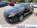 2011 Tuxedo Black Metallic Ford Fusion SE  photo #3