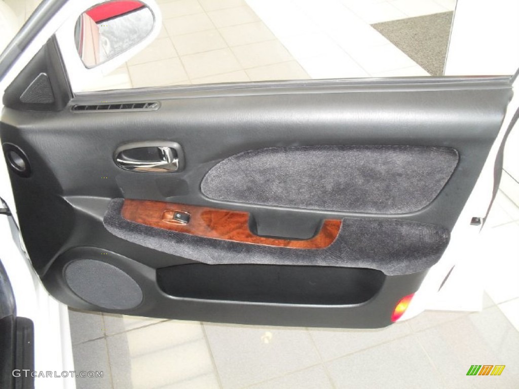 2002 Hyundai Sonata GLS V6 Black Door Panel Photo #50602053
