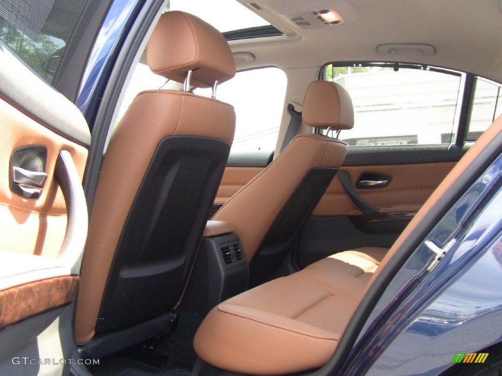2011 3 Series 335i xDrive Sedan - Deep Sea Blue Metallic / Saddle Brown Dakota Leather photo #10