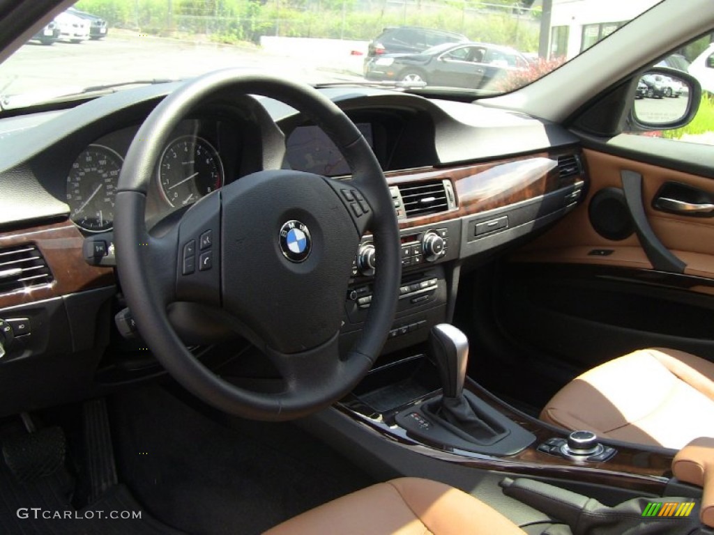 2011 3 Series 335i xDrive Sedan - Deep Sea Blue Metallic / Saddle Brown Dakota Leather photo #12